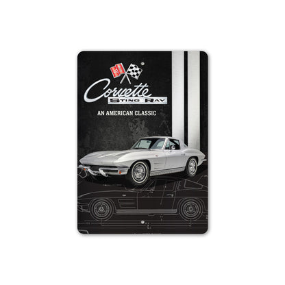 Corvette Sting Ray An American Classic Sign