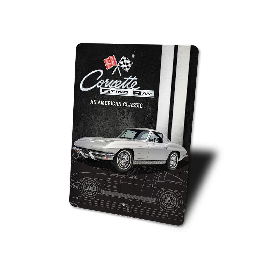 Corvette Sting Ray An American Classic Sign