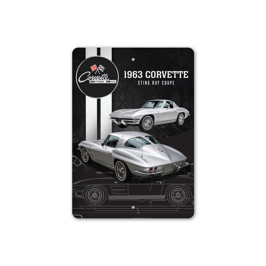 Sting Ray Coupe 1963 Corvette Sign