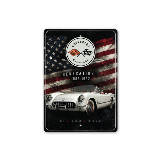 First Generation Chevrolet Corvette 1953 - 1962 Sign