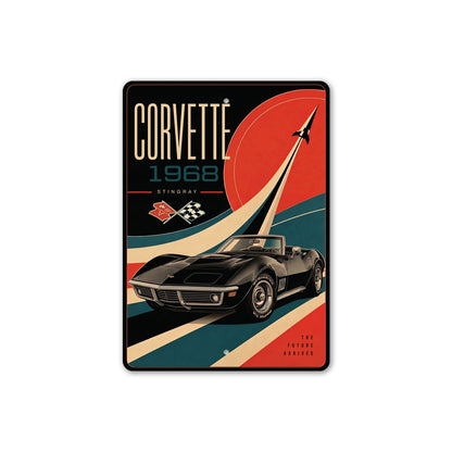 Corvette 1968 Stingray The Future Arrives Sign