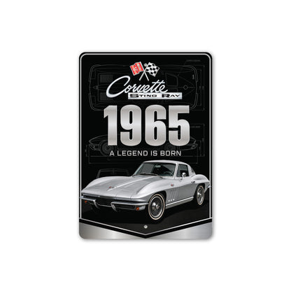 Corvette Sting Ray A Legend Is Born Sign