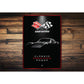 Corvette Classic American Power Crossed Flag Badge Sign