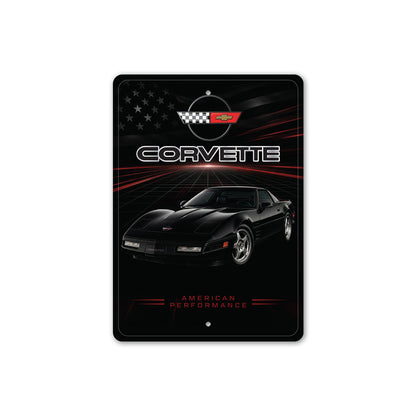 Corvette American Performance Chevy Badge Sign