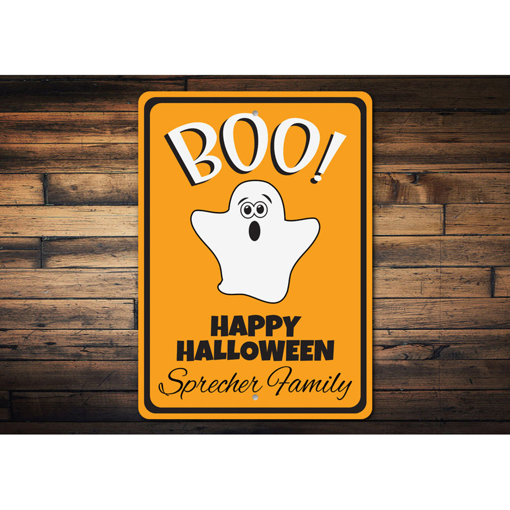 Ghost Boo Sign