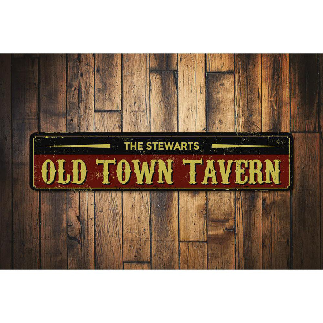 Old Town Tavern Name Sign