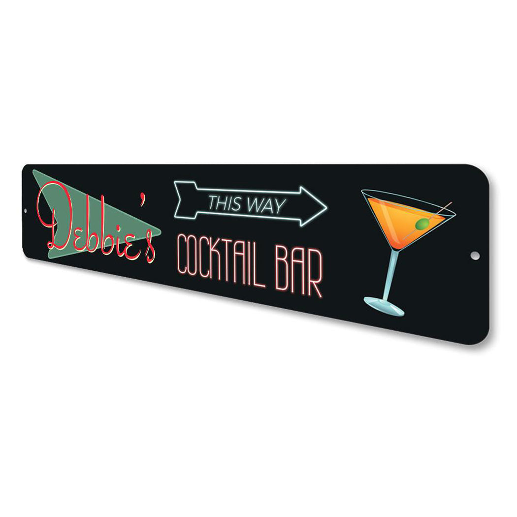 Home Cocktail Bar Sign