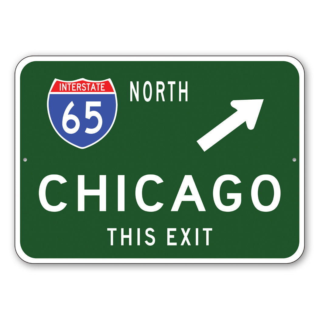 Interstate Exit City Limit Sign – Lizton Sign Shop Wholesale