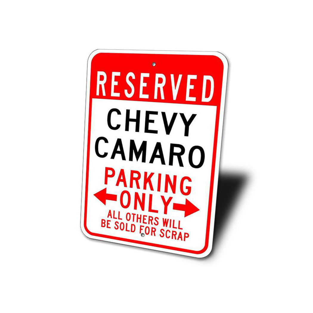 Reserved Chevy Camaro Sign