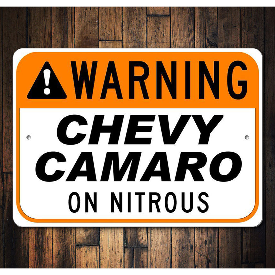 Nitrous Car Warning Sign