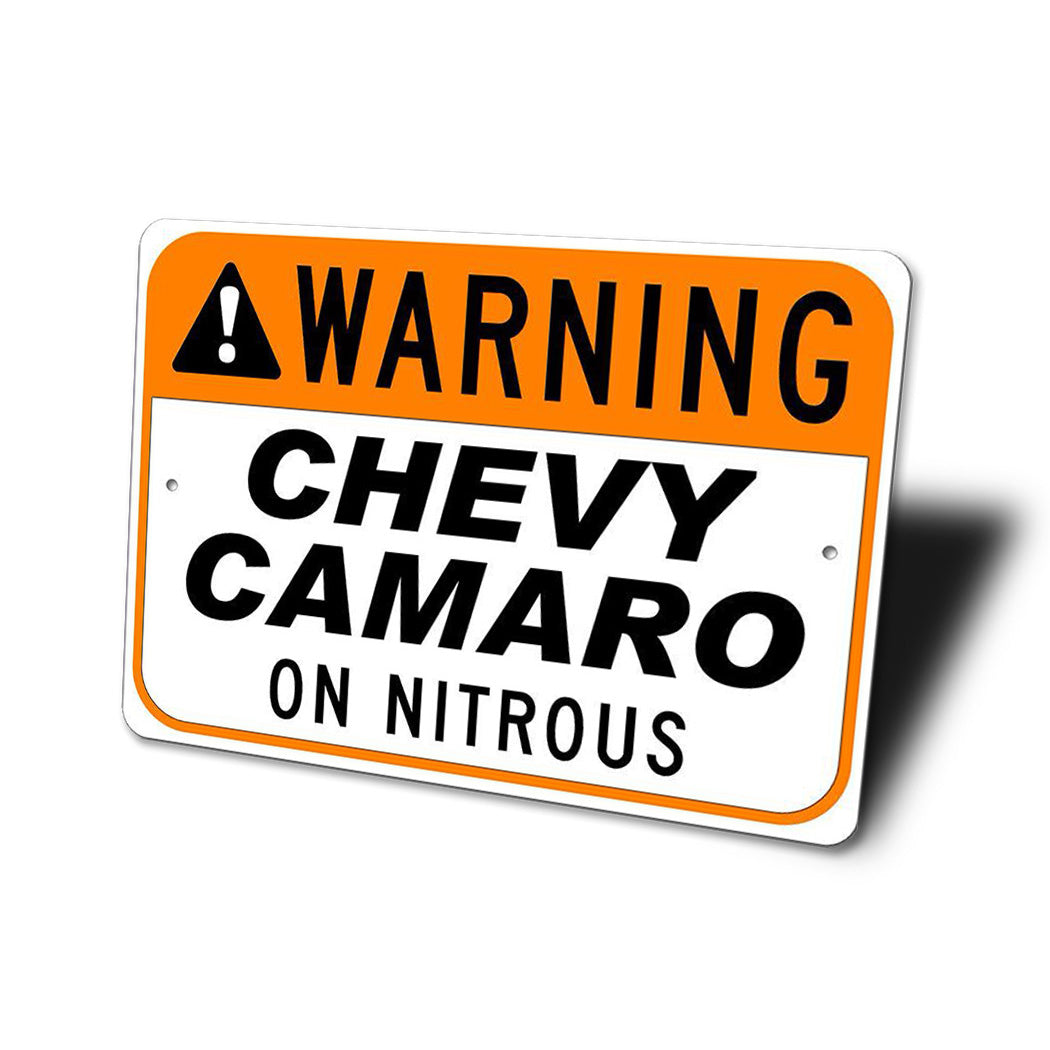 Nitrous Car Warning Sign