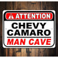 Man Cave Car Sign
