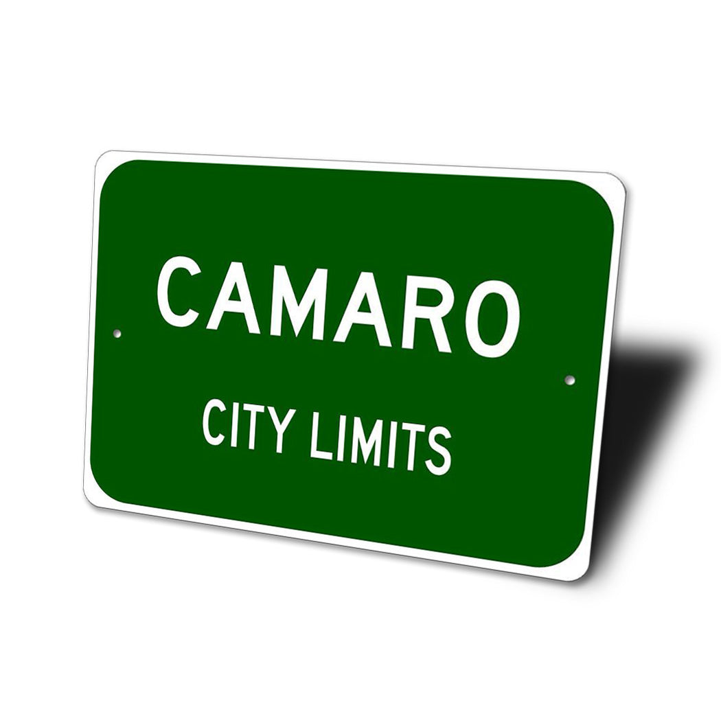 City Limits Car Sign