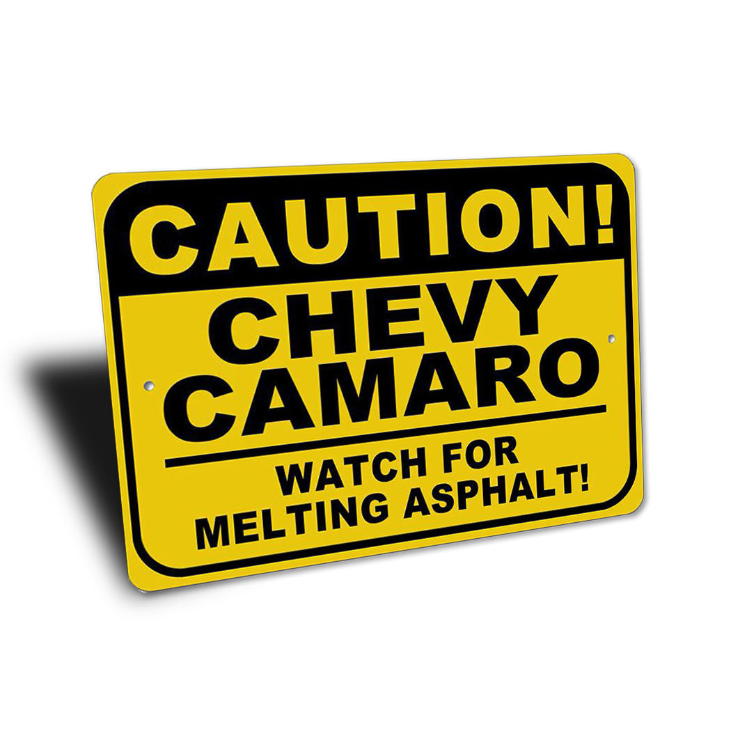 Caution Car Sign