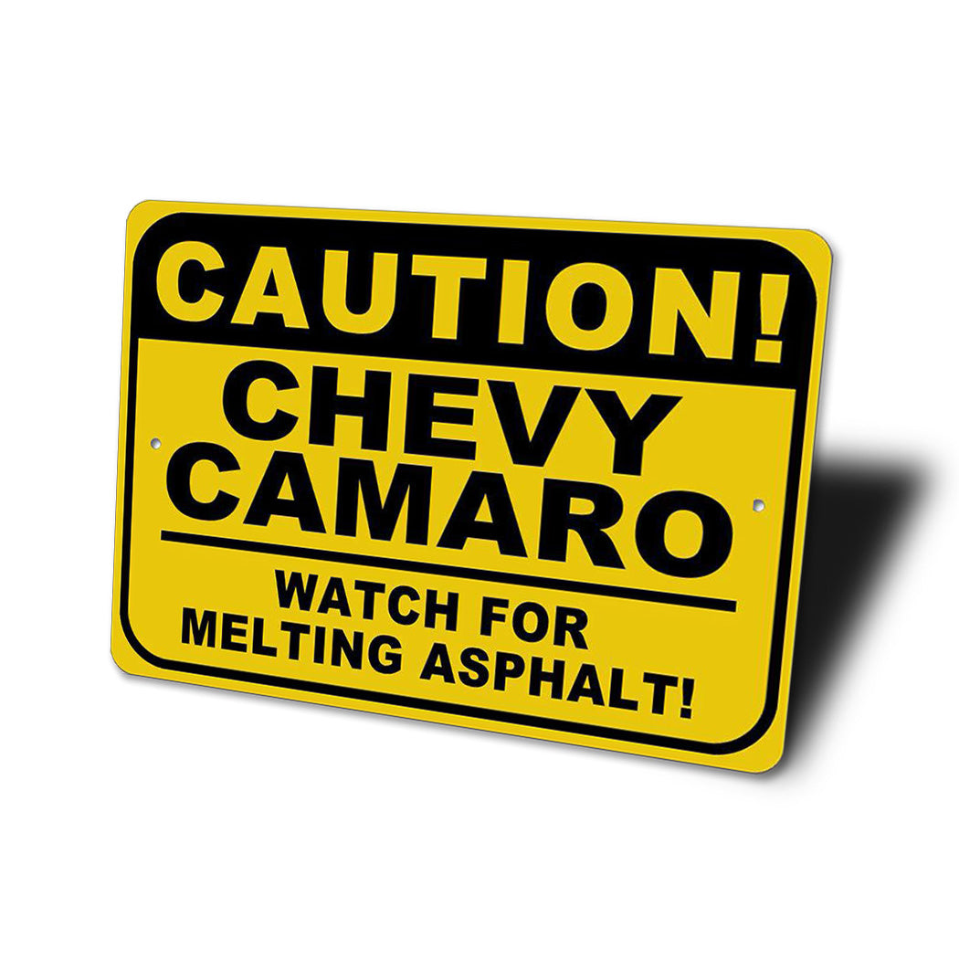 Caution Car Sign