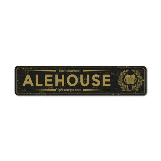 Alehouse Metal Sign