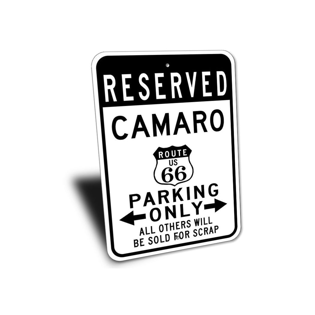 Route 66 Parking Sign