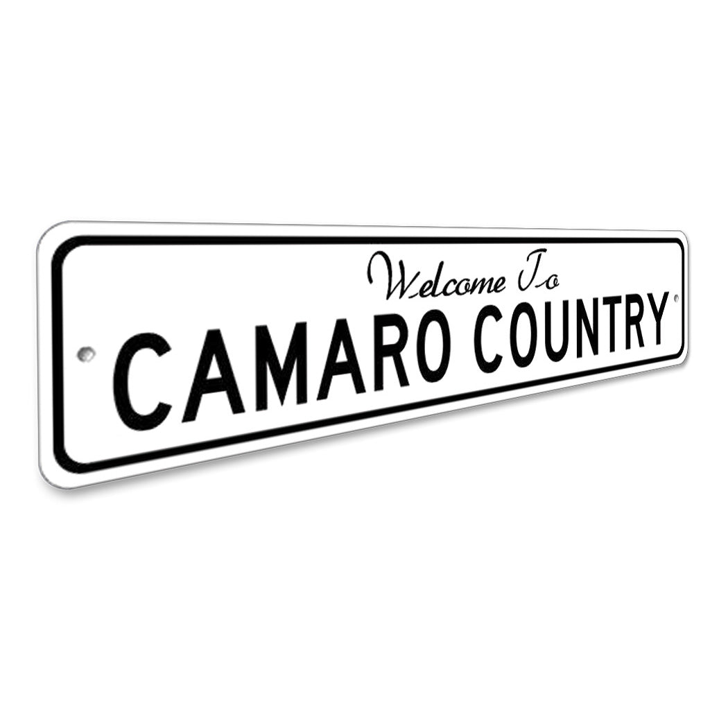 Car Country Welcome Sign