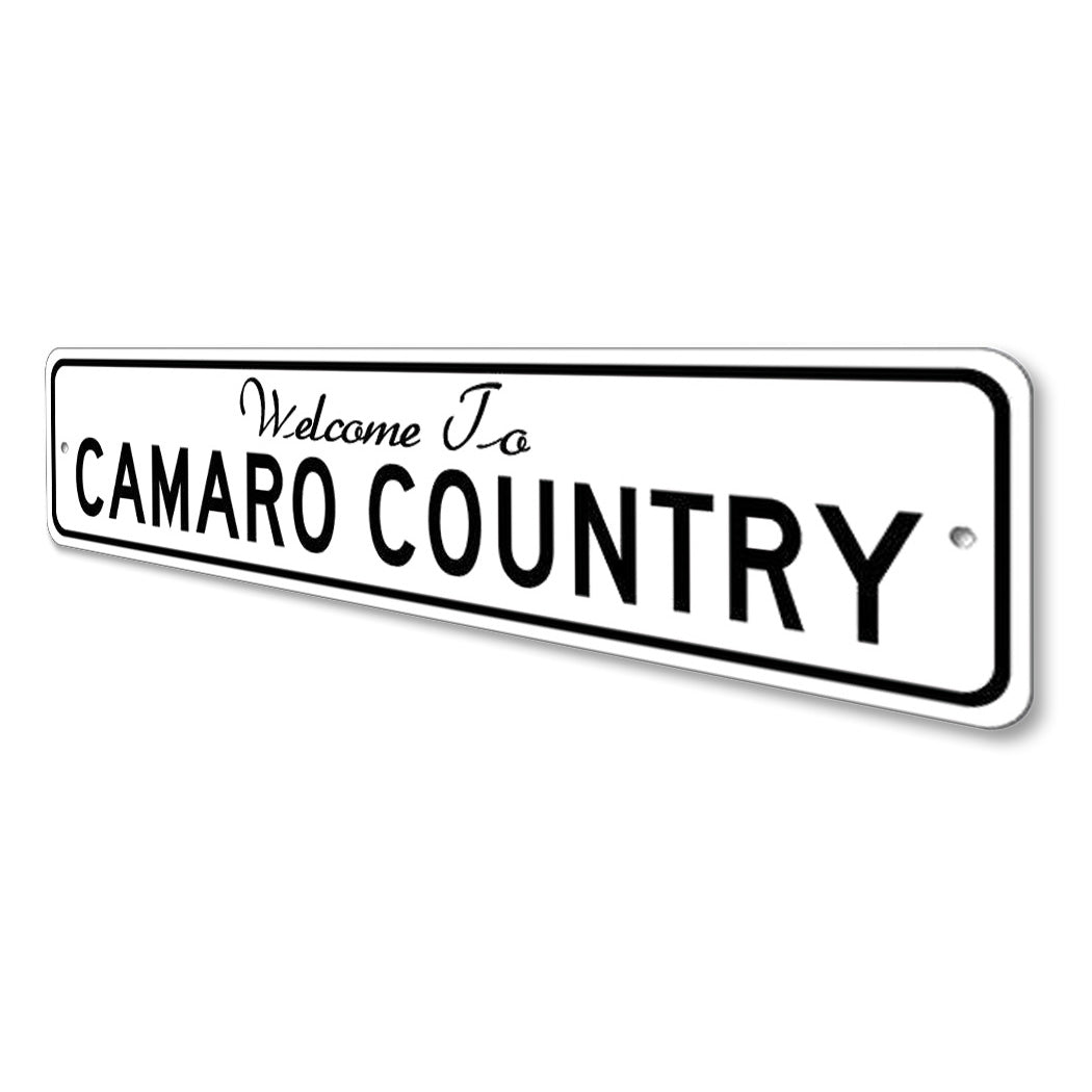 Car Country Welcome Sign