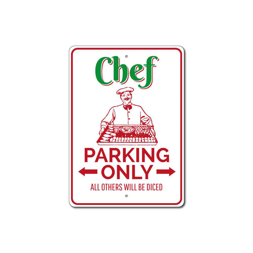 Chef Parking Sign