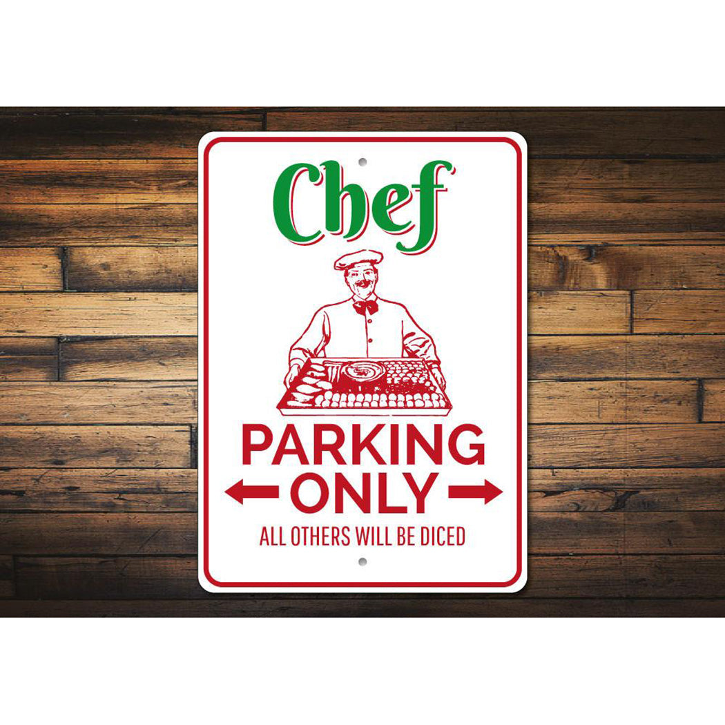 Chef Parking Sign