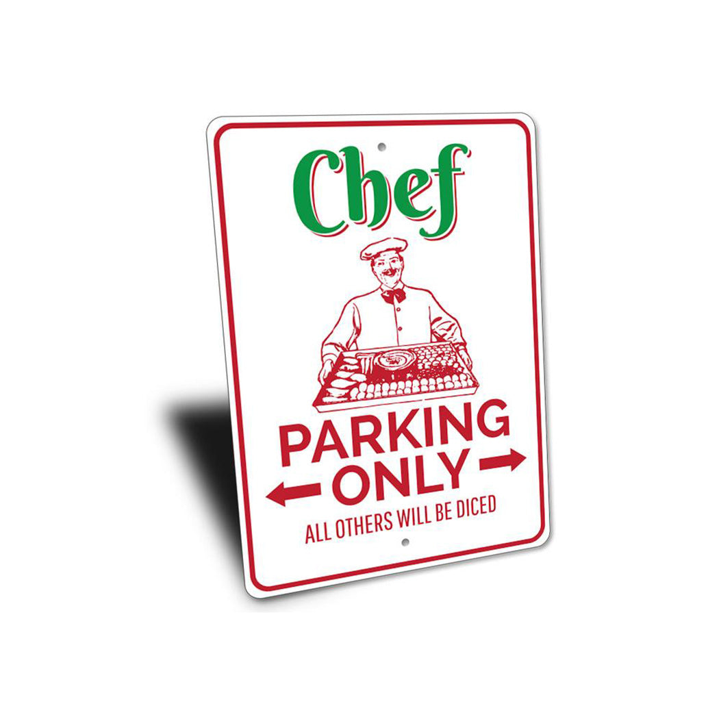 Chef Parking Sign