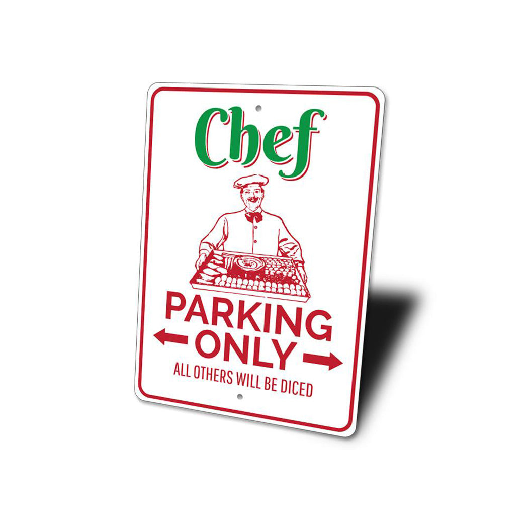 Chef Parking Sign