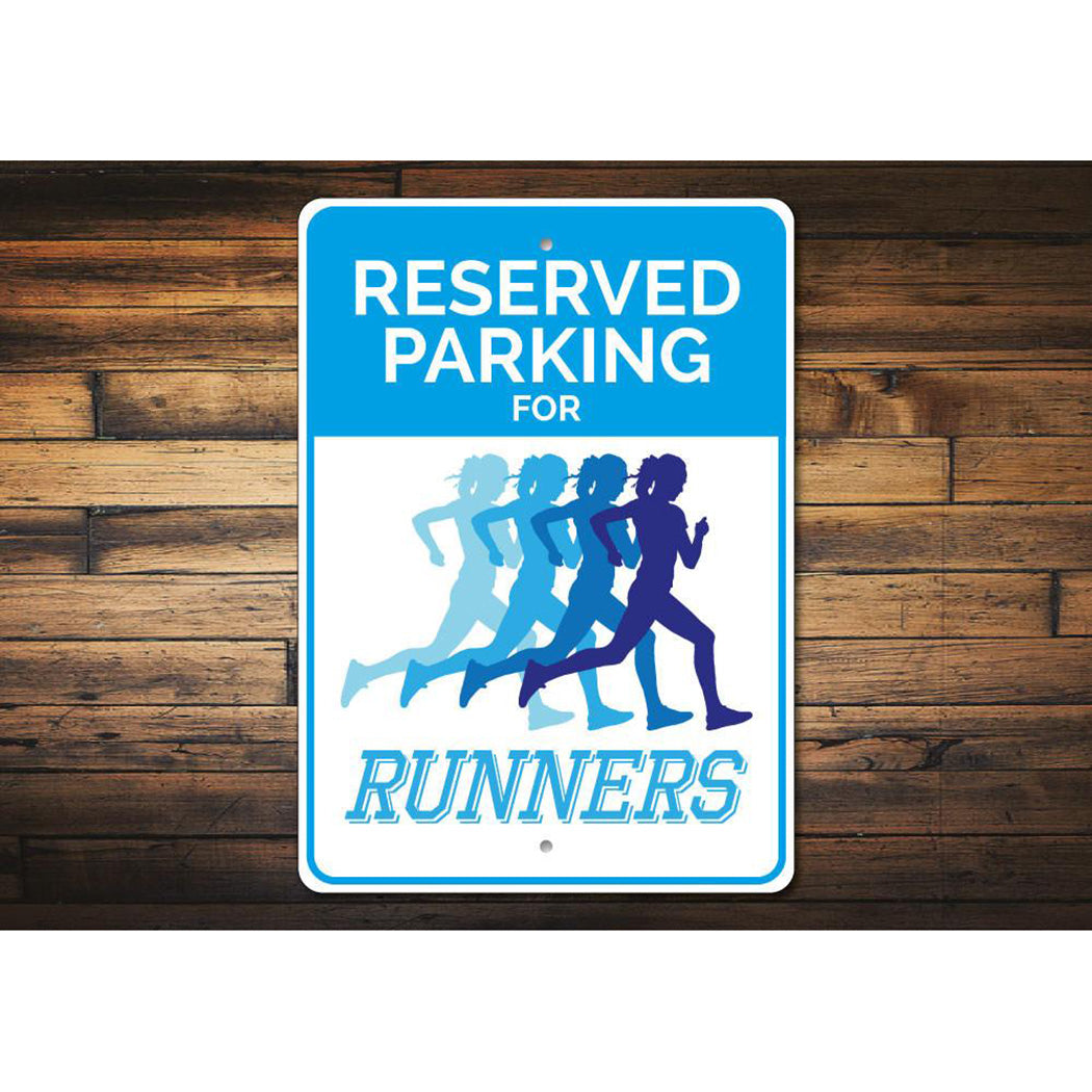 Runner Parking Only Sign