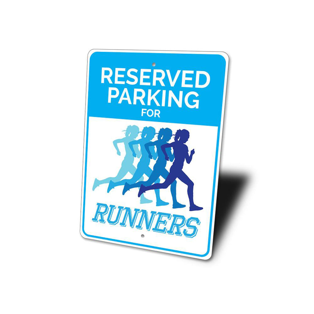 Runner Parking Only Sign