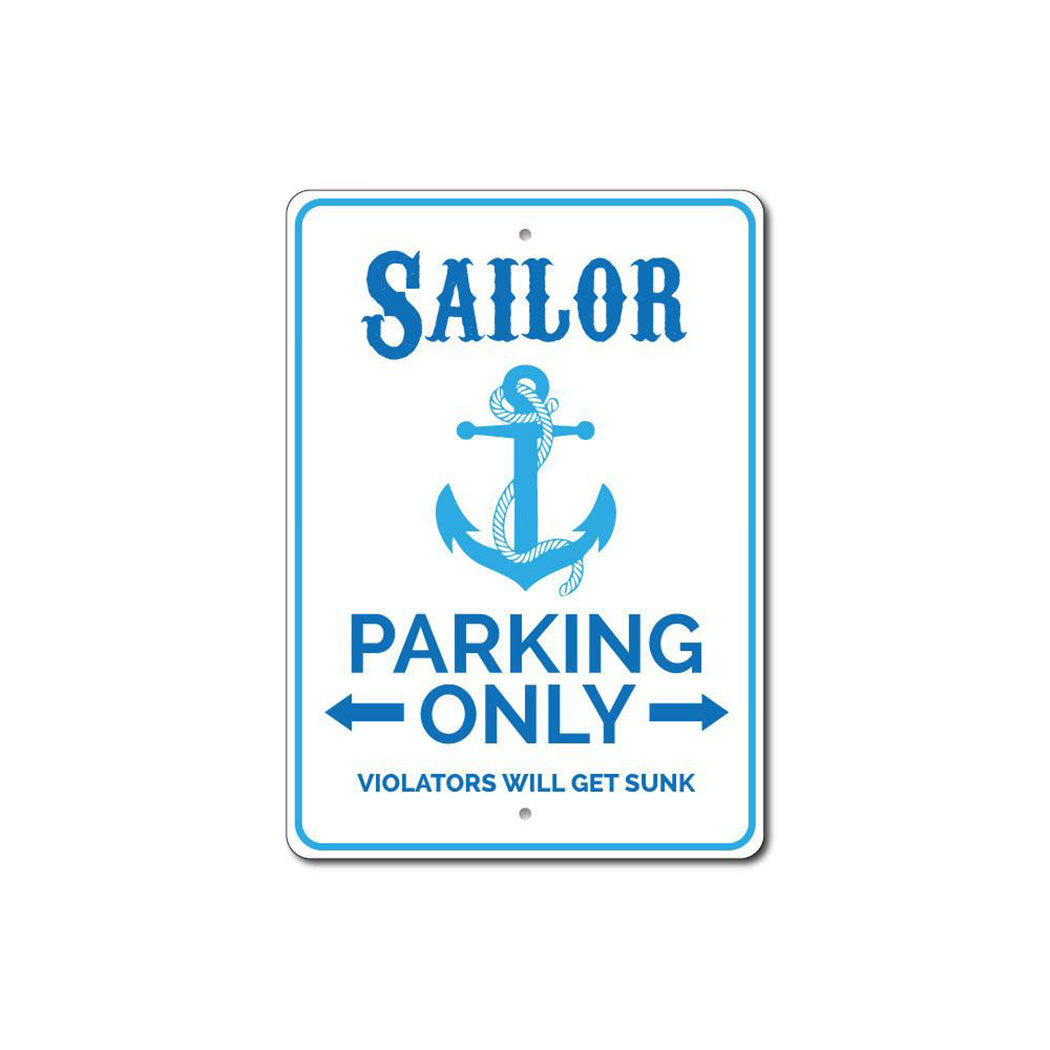 Sailor Parking Sign