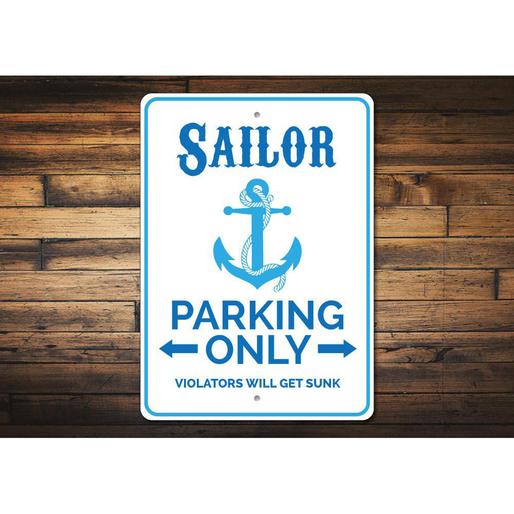 Sailor Parking Sign