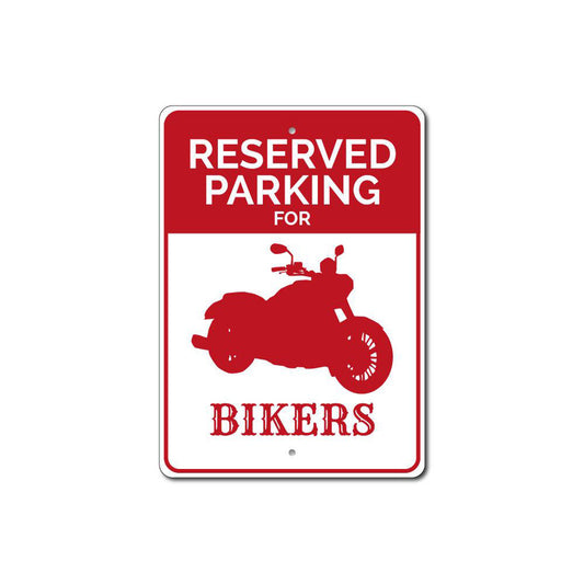 Biker Parking Sign