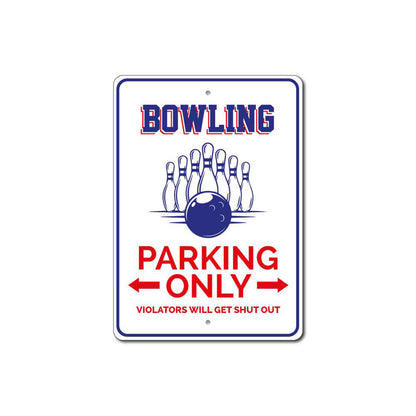 Bowling Parking Sign