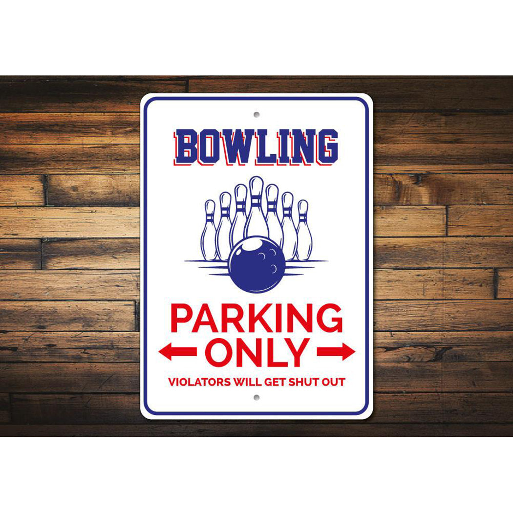 Bowling Parking Sign