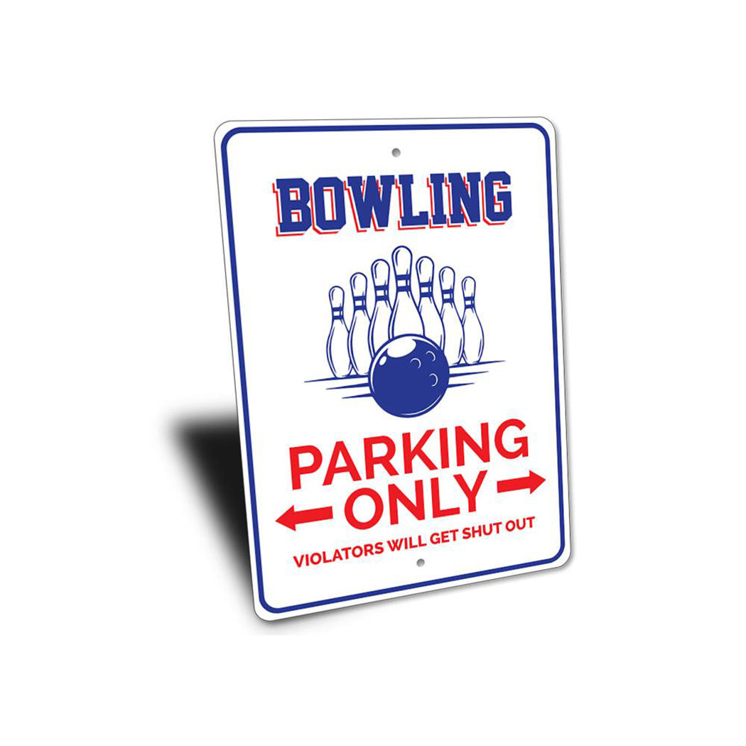 Bowling Parking Sign