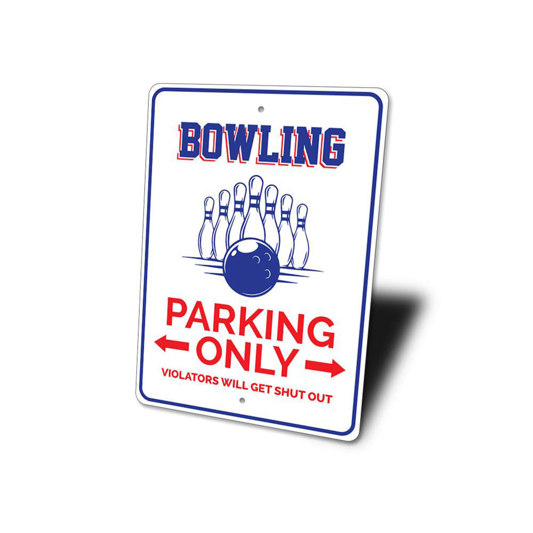 Bowling Parking Sign