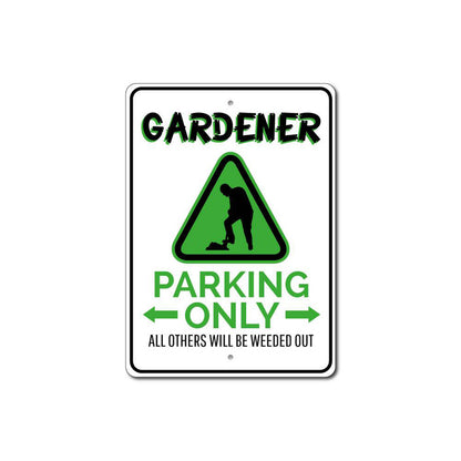 Gardener Parking Sign