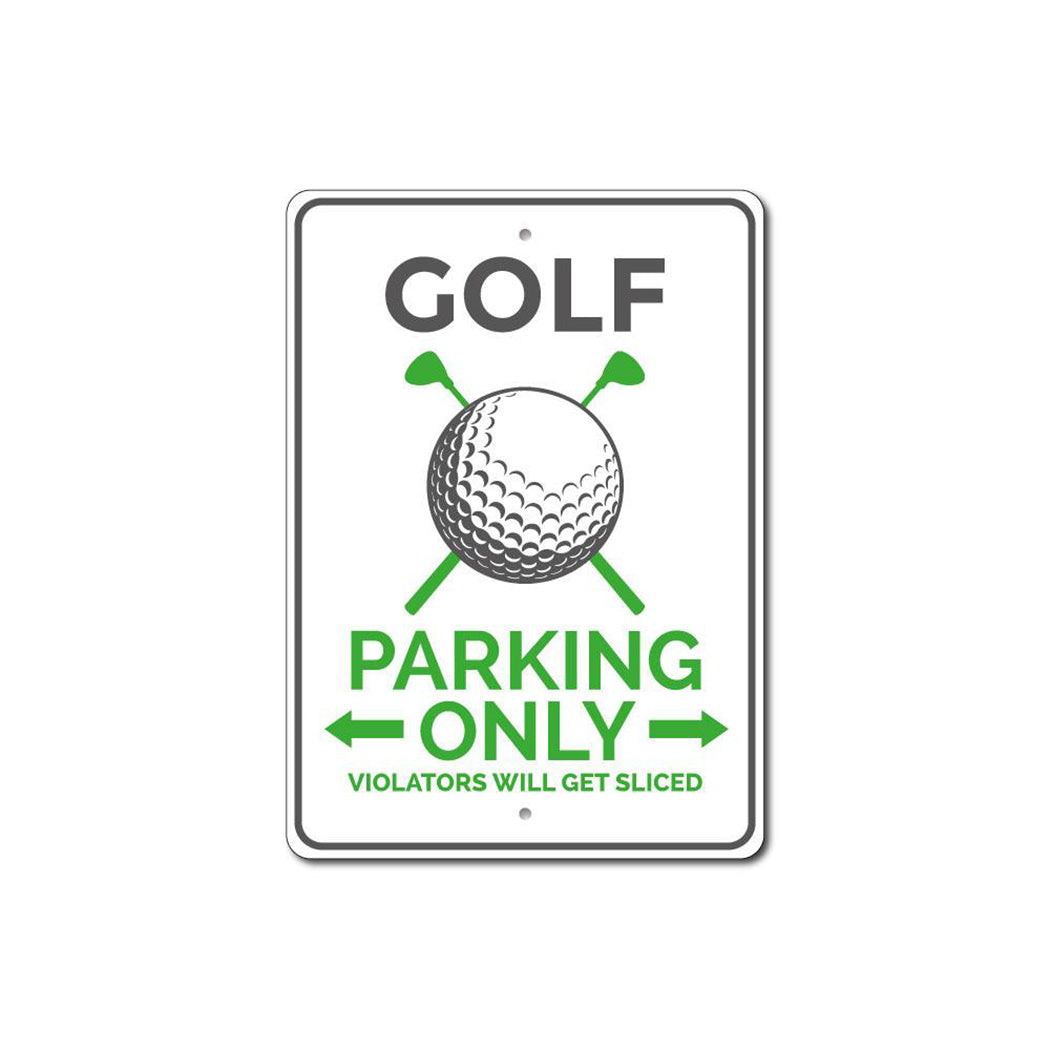 Golf Parking Sign