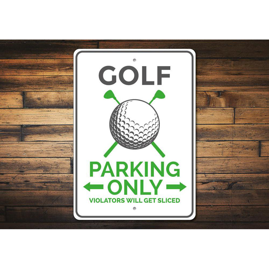 Golf Parking Sign