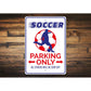 Soccer Parking Sign