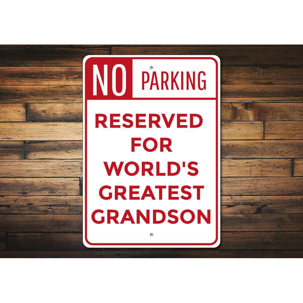 Grandson Parking Sign