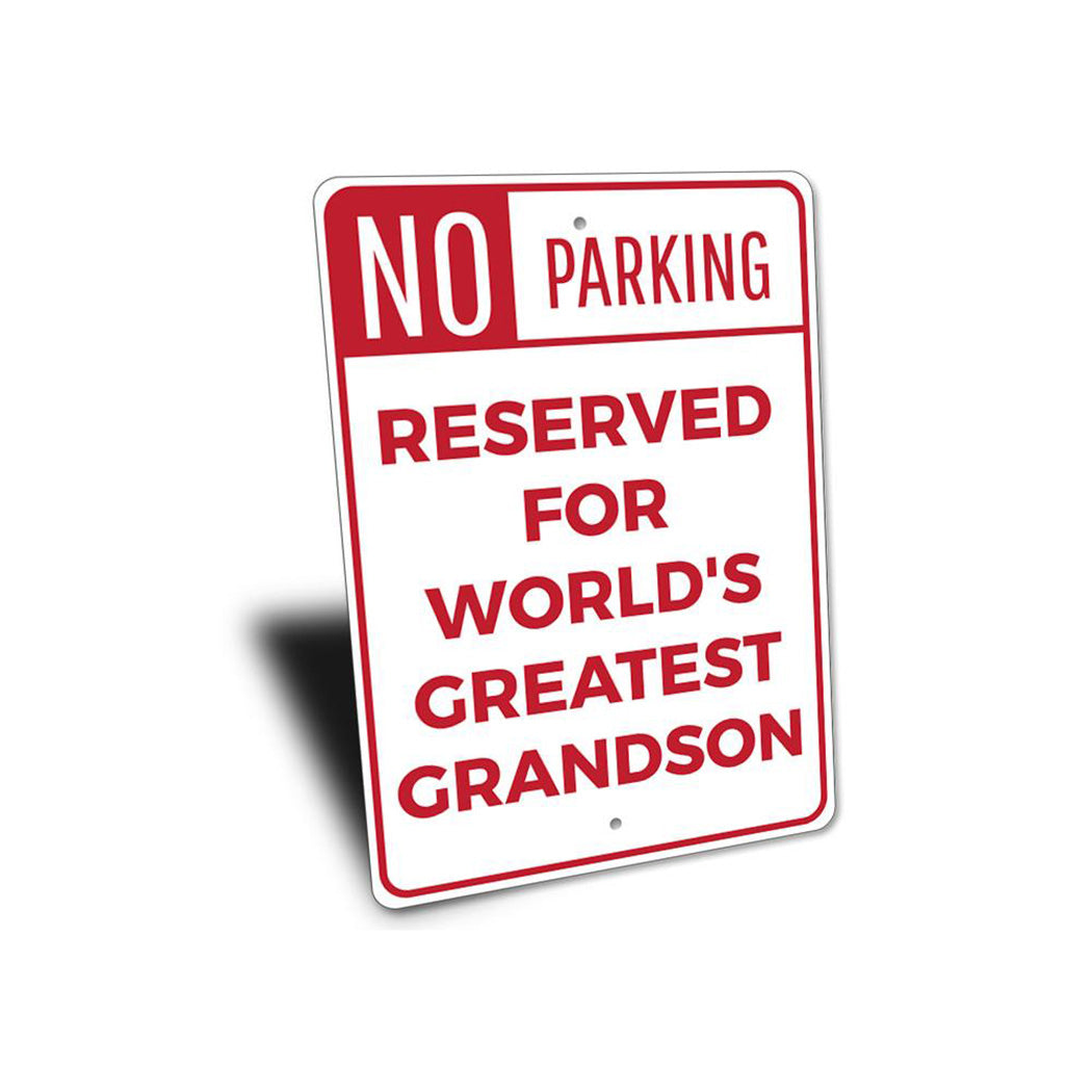 Grandson Parking Sign