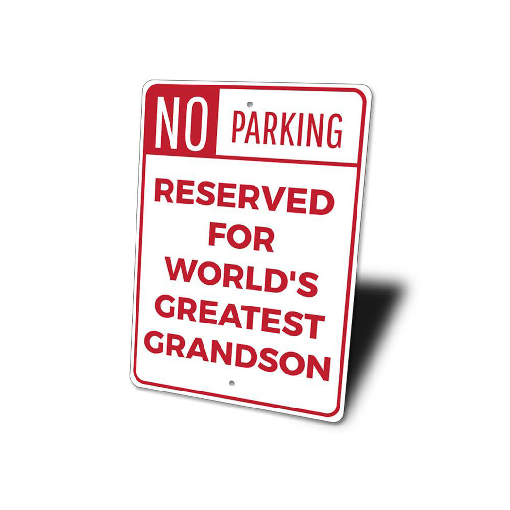 Grandson Parking Sign