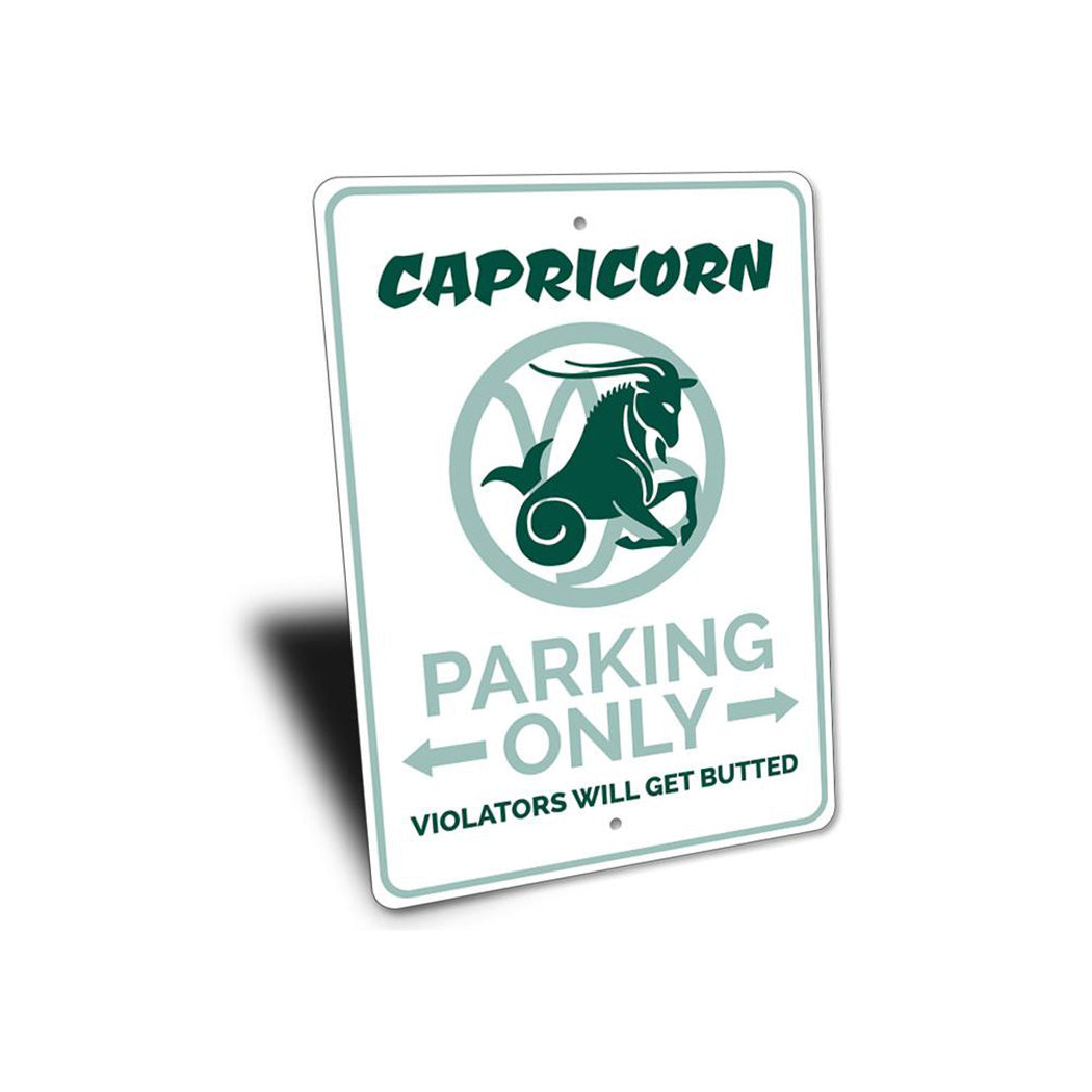 Capricorn Parking Sign