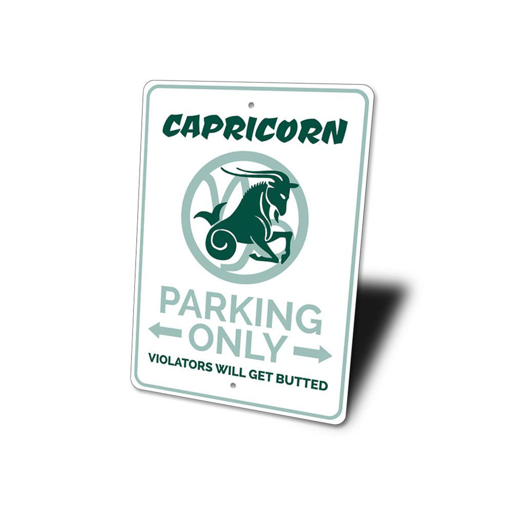 Capricorn Parking Sign