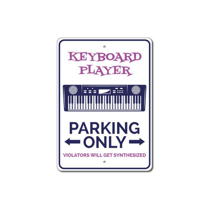 Keyboard Parking Sign