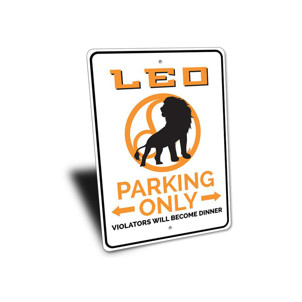 Leo Parking Sign