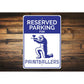 Paintballer Parking Sign