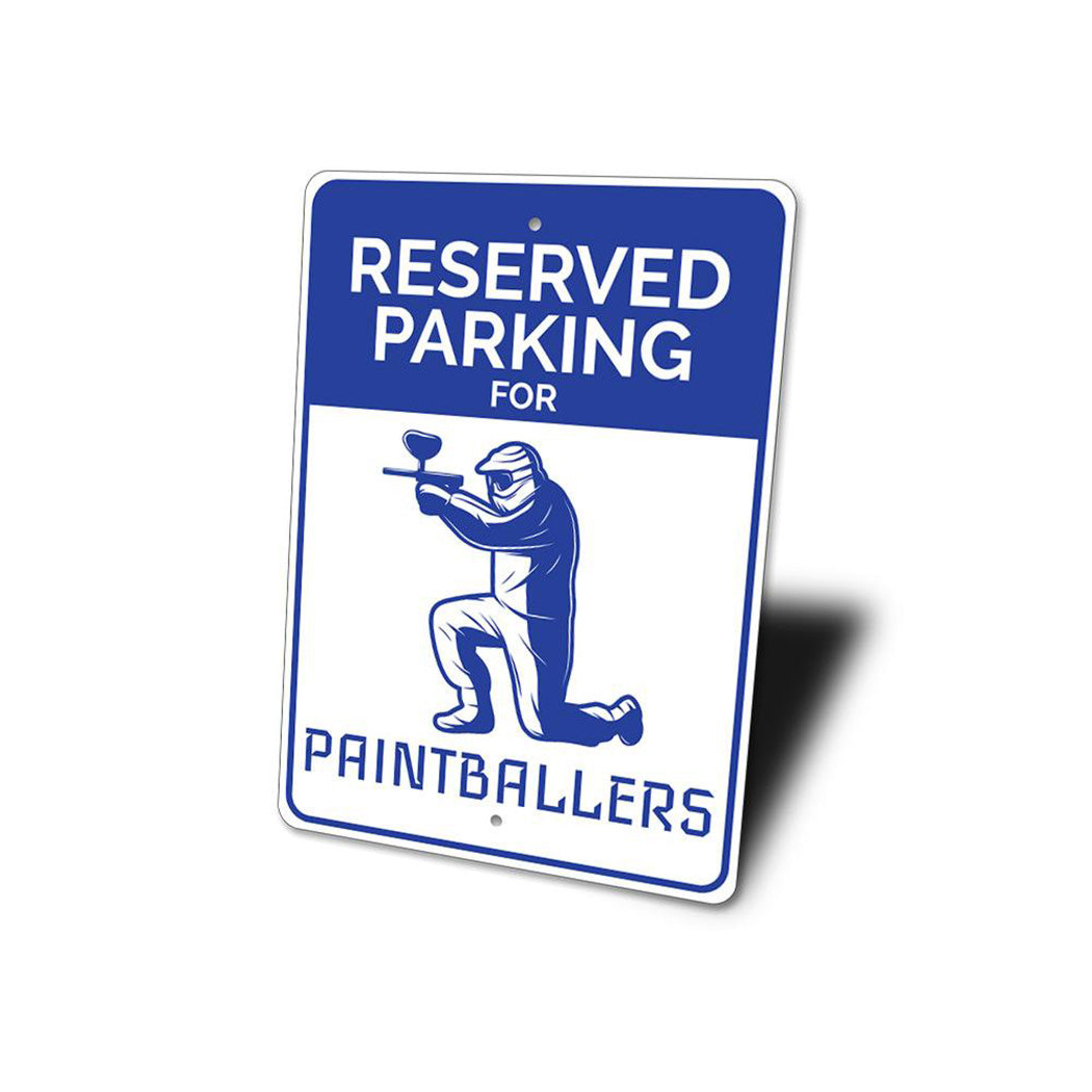 Paintballer Parking Sign