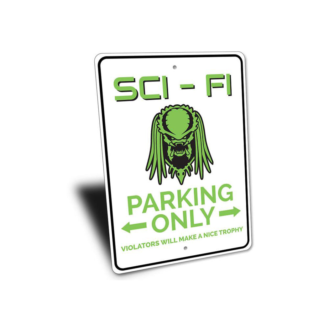 Sci Fi Parking Sign